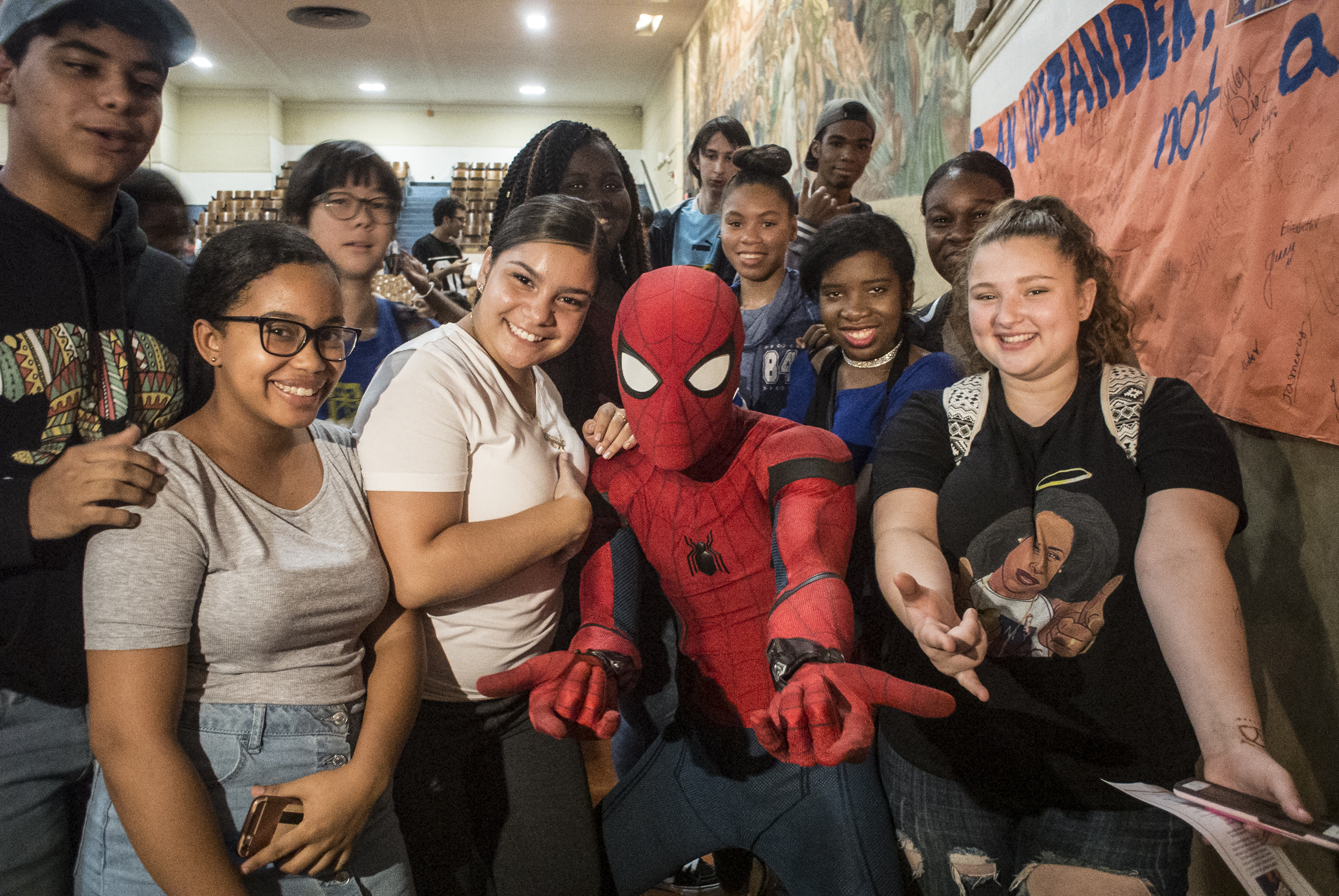 Spider-Man: Homecoming Stars & STOMP Out Bullying